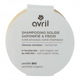 Shampoing solide bio Saponifié à Froid Cheveux normaux Avril 100g