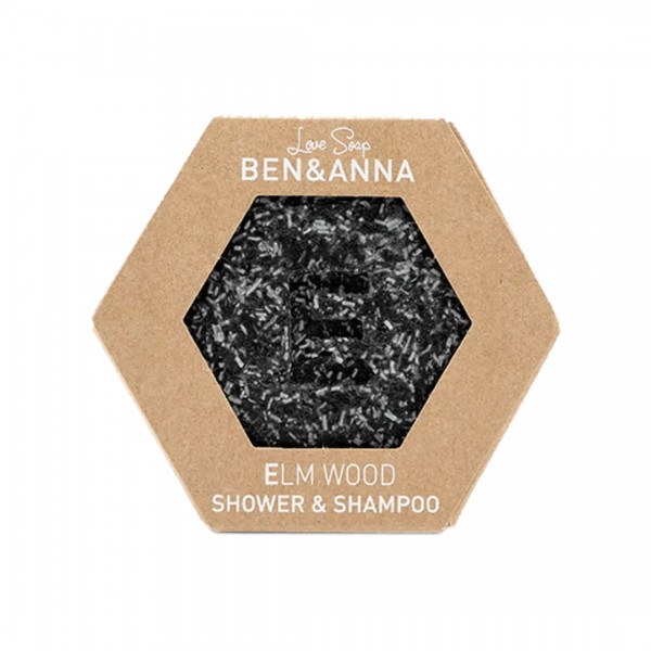Shampoing & douche solide 2-en-1 Love Soap ELMSWOOD 60g