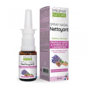 Spray Nasal Propolis Verte Bio et hydrolat de Lavande bio PROPOS NATURE 15ml