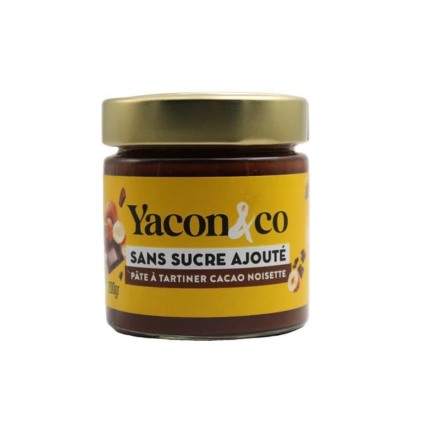 Pâte à tartiner cacao noisette bio YACON & CO 200g