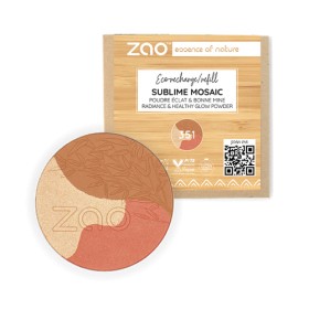 Recharge pour Poudre Éclat & Bonne Mine - Sublime Mosaic Zao Makeup N°351