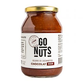 Beurre de cacahuètes bio Chocolat Noir Go Nuts 500g