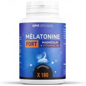 Mélatonine Fort magnésium et vitamine B6 180 comprimés Gph Diffusion