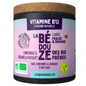 Vitamine B12 La Bédouze Fraise Banane 120 comprimés