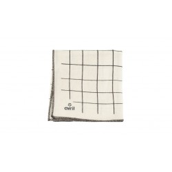 Furoshiki en coton bio imprimé carreaux 52x52cm Avril